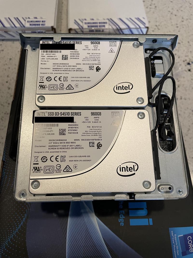 intel ssd installation