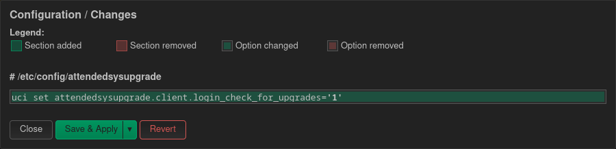 openwrt check for update